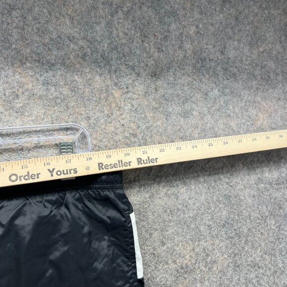 90s Nike Shorts Mens Large Black Swim Trunks Athletic Vintage Swoosh Nylon - Picture 7 of 11